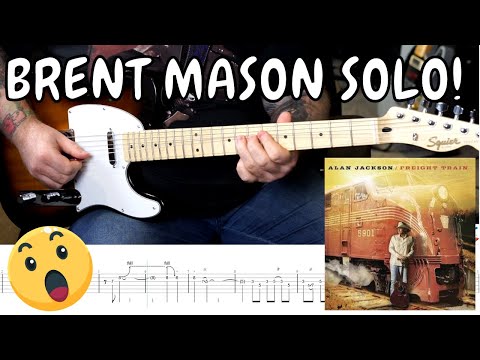 Brent Mason Solo - Freight Train - Alan Jackson - 3 Speed Animated TAB