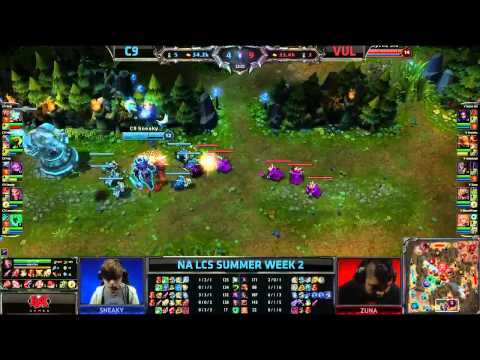 LCS NA Summer 2013 W2D2: Cloud 9 vs Team Vulcun (21.06.2013)