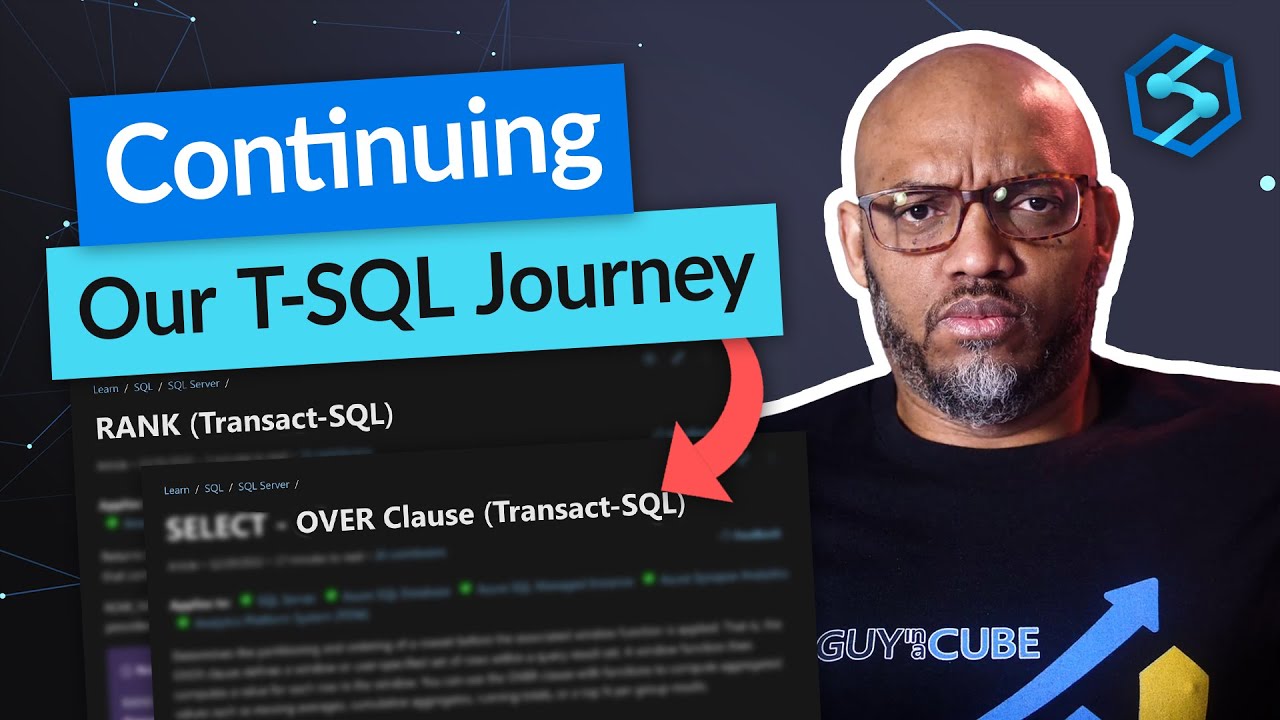 Continuing the T-SQL journey with OVER and RANK