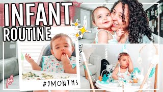A FULL DAY WITH AN INFANT | DAILY ROUTINE 9 MONTH OLD BABY | HOW TO ENTERTAIN A BABY | Page Danielle