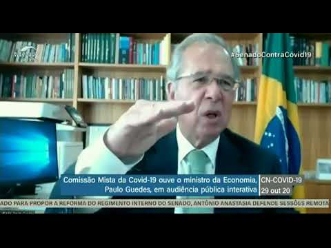 Programas sociais devem ser reduzidos à medida que números da covid diminuírem, explica Paulo Guedes