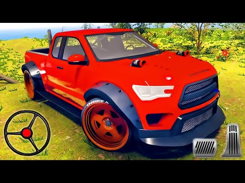 Offroad Jeep Driving Simulator - 4x4 Pickup Truck Driver Game | Android Gameplay