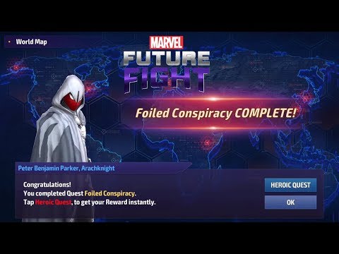 Marvel Future Fight Part 158 - Arachknight Heroic Quest Round 3