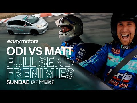 Matt Field vs Odi Bakchis. Formula Drift Pros Race In Our Honda Fits | Sundae Drivers | eBay Motors