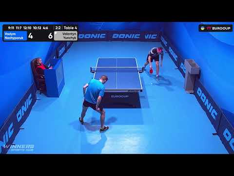 12:00 Vadym Nechyporuk - Valentyn Yunchyk 23.09.2023 TT Euro.Cup Ukraine Star. TABLE 4