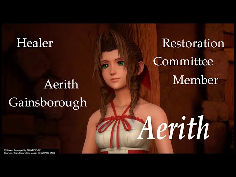 AERITH [ALL CUTSCENES] | Kingdom Hearts Series THE MOVIE