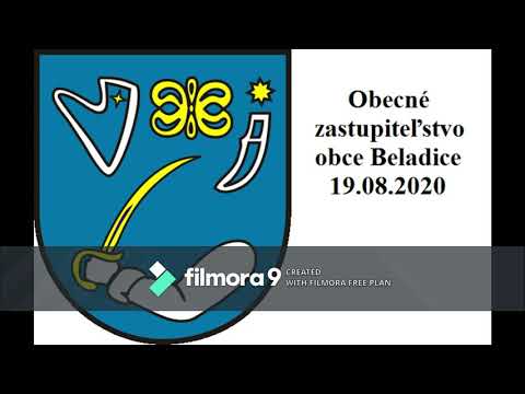 Záznam zo zasadania obecného zastupiteľstva obce Beladice 19.08.2020