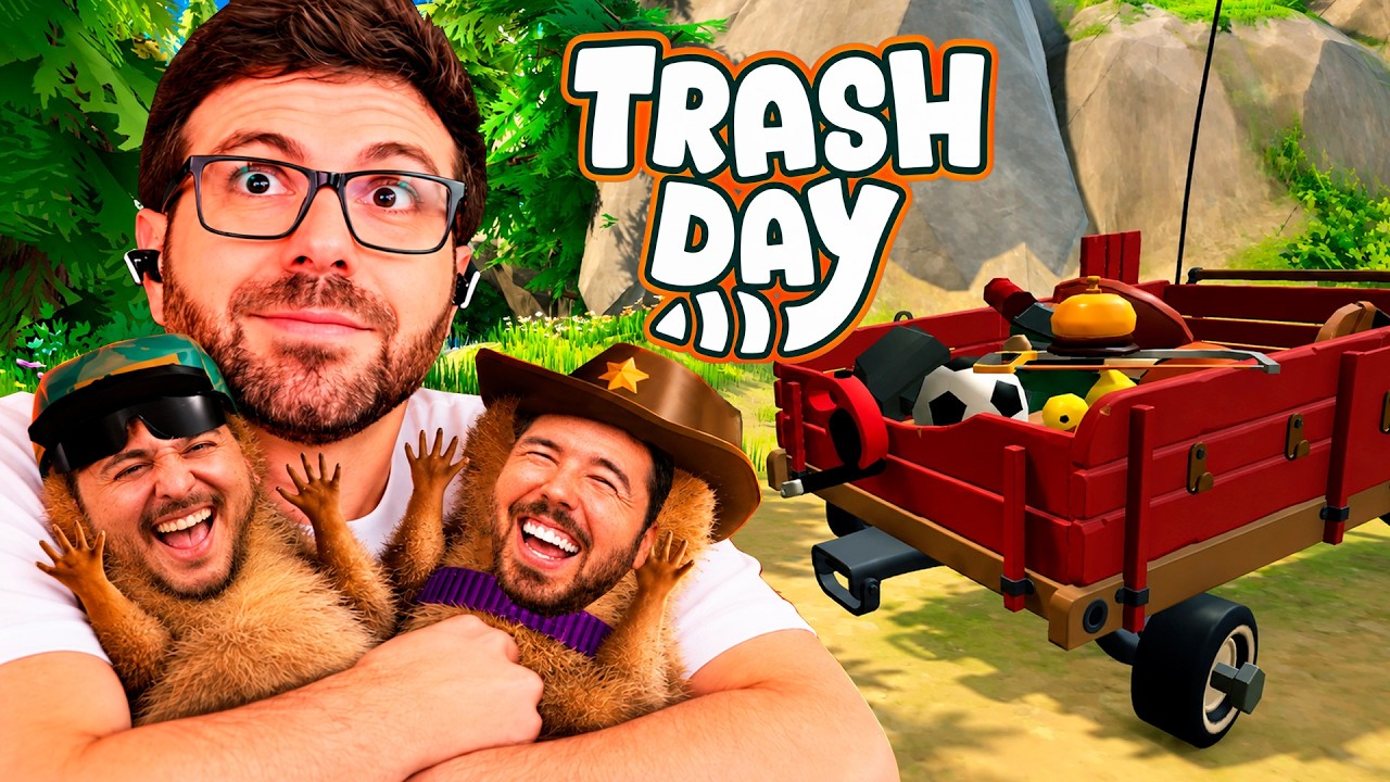 Somos MAPACHES por un DIA (Trash Day con Willy)