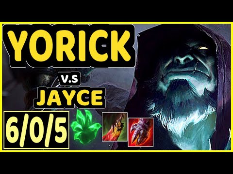 THAL (YORICK) vs JAYCE - 6/0/5 KDA TOP CHALLENGER GAMEPLAY - KR