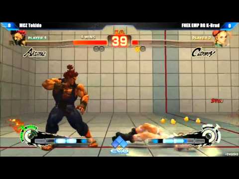 EVO 2013 - MCZ Tokido (Akuma) vs FNEX EMP RG K Brad (Cammy) - SSF4 AE