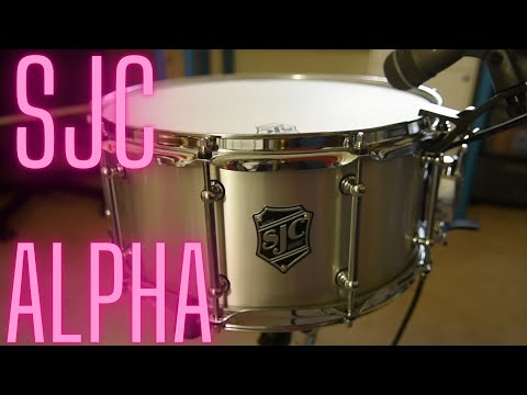 SJC Custom Drums:Alpha Aluminum Snare Unboxing