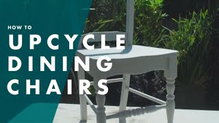How To Upcycle Wooden Dining Chairs - Bunnings Warehouse