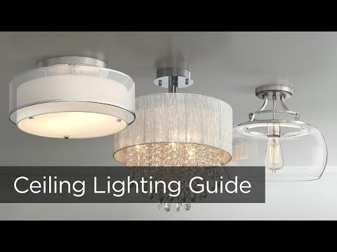 How To Buy Ceiling Lighting - Buying Guide - Lamps Plus