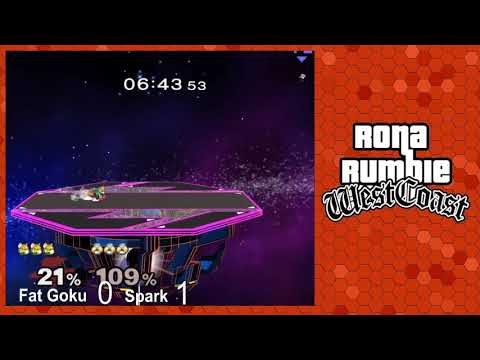 Rona Rumble: West Coast XI | Winner's Quarters | Spark (Sheik) vs FatGoku (Fox)