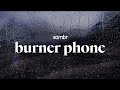 sombr - burner phone (lyrics)