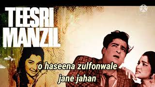 Download lagu o haseena zulfowali Jane jahan-teesri manzil/Mohammed Rafi, asha bhosle/shammi kapoor, asha Parekh mp3
