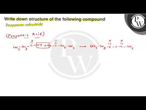 Liquid propionic acid anhydride