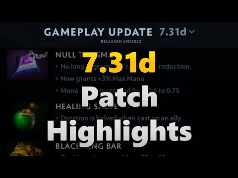Dota 2 Patch 7.31d Highlights
