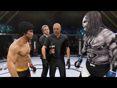 Bruce Lee vs. Thunder Knight - EA Sports UFC 2 - Crazy UFC 👊🤪