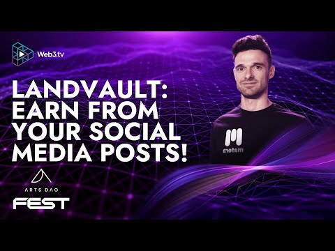 Sam Huber, CEO of Landvault at Arts Dao Fest 2024 - YouTube