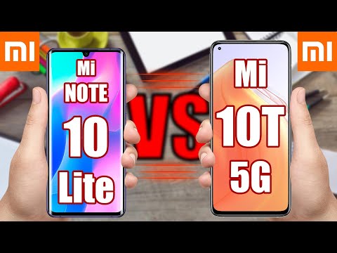 Mi Note 10 Lite vs Mi 10T 5G