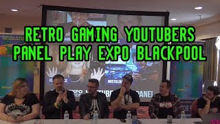 Ashens, Kim Justice, Nostalgia Nerd, Slopes Game Room - The Retro Hour Youtubers Panel