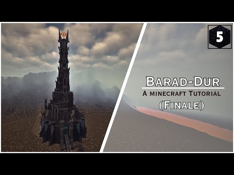 Minecraft Barad-dûr Tutorial – The Eye (Finale)