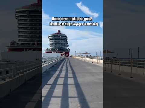 Thumbnail for Returning to Virgin Voyages Scarlet Lady after Bimini Beach #virginvoyages #scarletlady #BiminiBeach