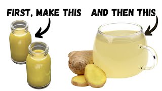 How To Make Wellness Shot And Ginger Tea With The Leftover Pulp