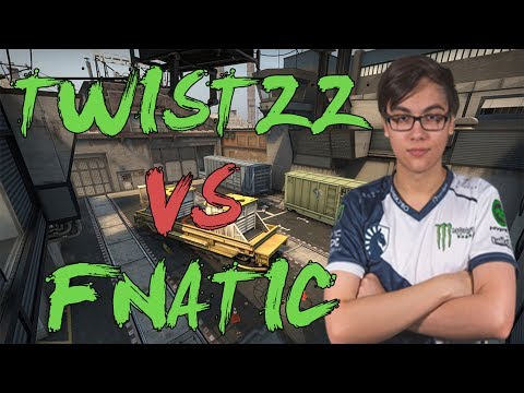CSGO: POV Liquid Twistzz vs fnatic (29/17) train @ ECS Season 3 Finals