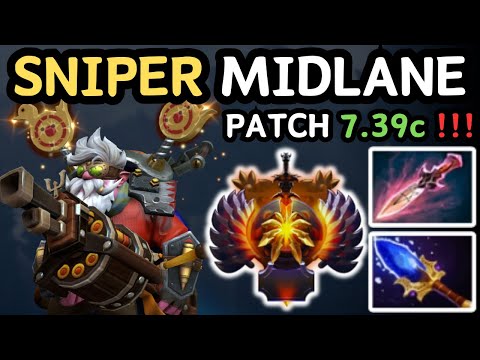 🔥 THIS SNIPER MID BUILD IS KINDA INSANE 💢 | DOTA 2