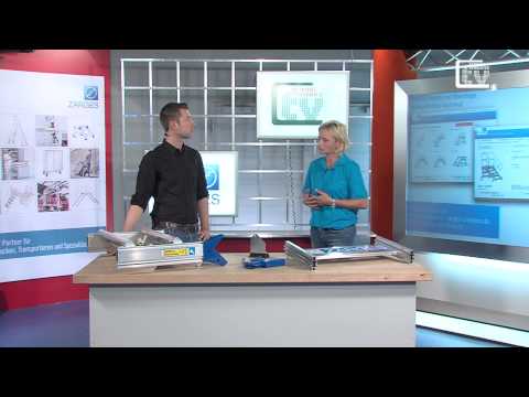 ZARGES Treppen und Überstiege bei Betriebseinrichter TV