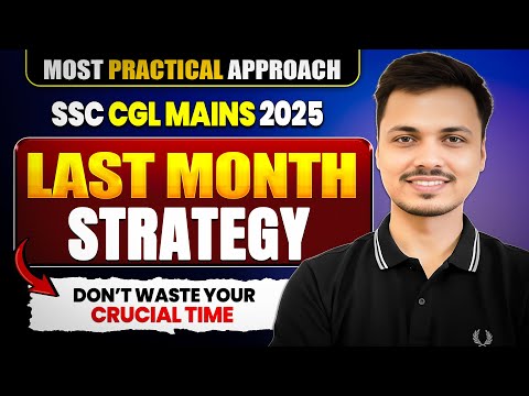 SSC CGL Tier 1 Result Out! 🔥 Now What? | Mains 2025 Best Strategy (340+ Marks)