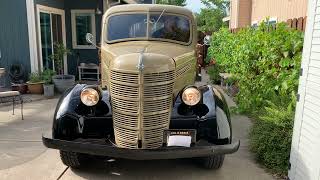 289-Powered 1939 International D-15 Pickup Headlights