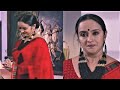 Shalu In Red And Silver Saree