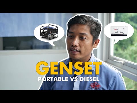 Genset Diesel Vs  Genset Portable, Mana Yang Lebih Unggul Sih?