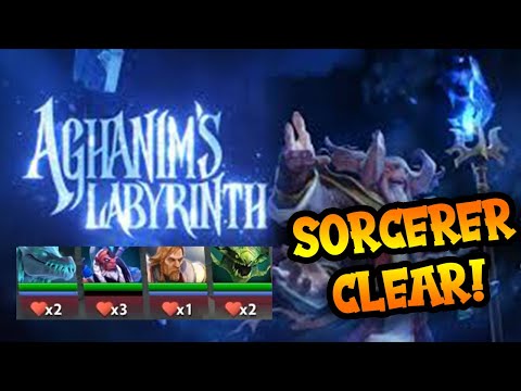 AGHANIM'S LABYRINTH GAMEPLAY   LVL 3 SORCERER