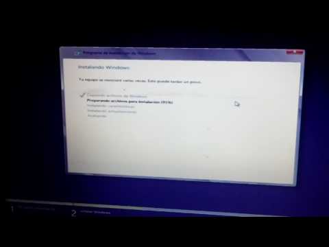 instalacion de windows