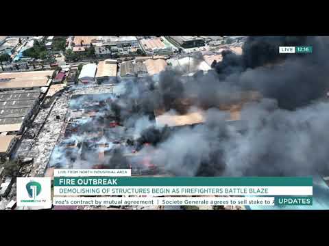 Avenor Fire: Aerial View Shows Buildings Razed by Massive Blaze