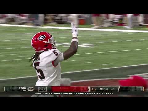 Titanicized: Georgia Seals Championship Over Alabama on Kelee Ringo's 79 Yd Pick Six