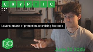 Daily Crypticle Clue - Day 232 - Lover's means of protection, sacrificing first rook