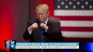 President Trump's Social Media Accounts Suspended (World News Now)