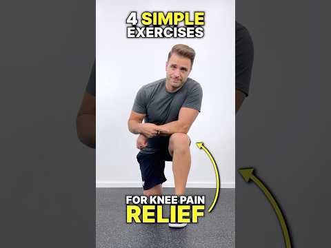 4 Simple Exercises For Knee Pain Relief!
