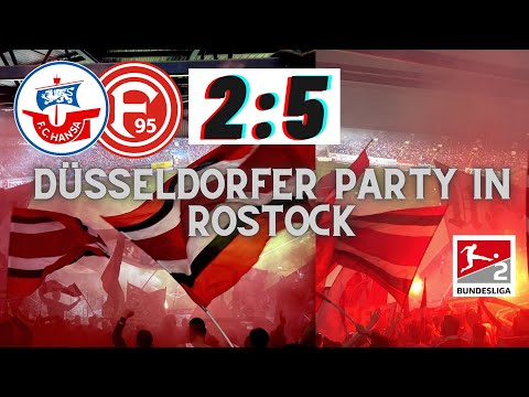 DÜSSELDORFER PARTY IN ROSTOCK! ( FC Hansa Rostock - Fortuna Düsseldorf 2:5 ) 19.03.2023 Highlights