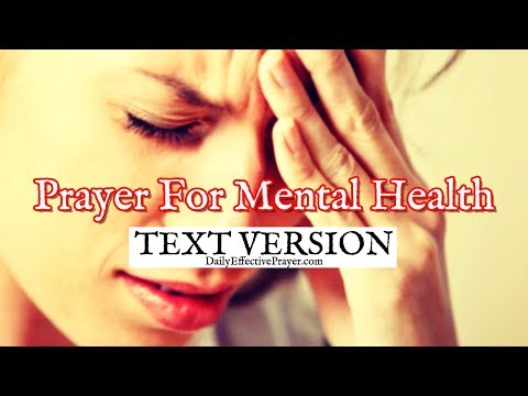 Prayer For Mental Health | Mental Healing Prayer (Text Version - No Sound)