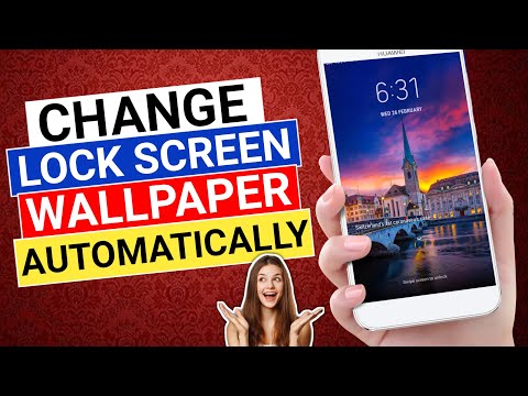 How to Change Automatic Lock Screen Wallpaper On Samsung Android Mobile Phones | Like A10s, A20, A30