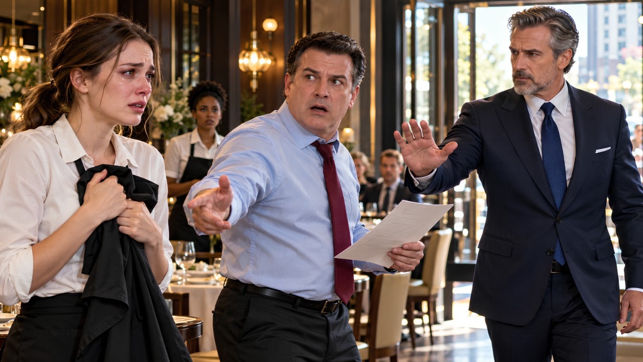 The Billionaire Returns After Brave Waitress Fired For Saving His Life—Cruel Manager Faces Justice
