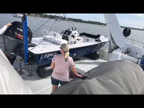 Launching the Tender - Nordhavn N76