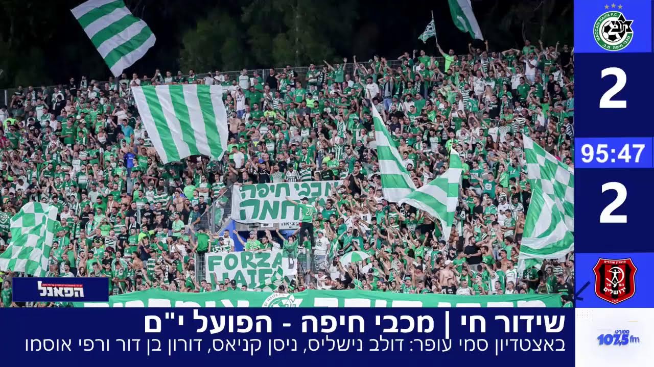 שידור חי | מכבי חיפה - הפועל י"ם 1.11.25