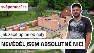 Vladislav staví novostavbu napojenou na roubenku